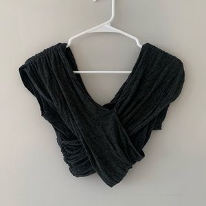 Super sexy cropped wrap top!